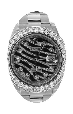 Rolex Mens Datejust in Steel & White...