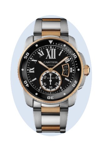 Cartier Calibre de Cartier Diver Stahl R...