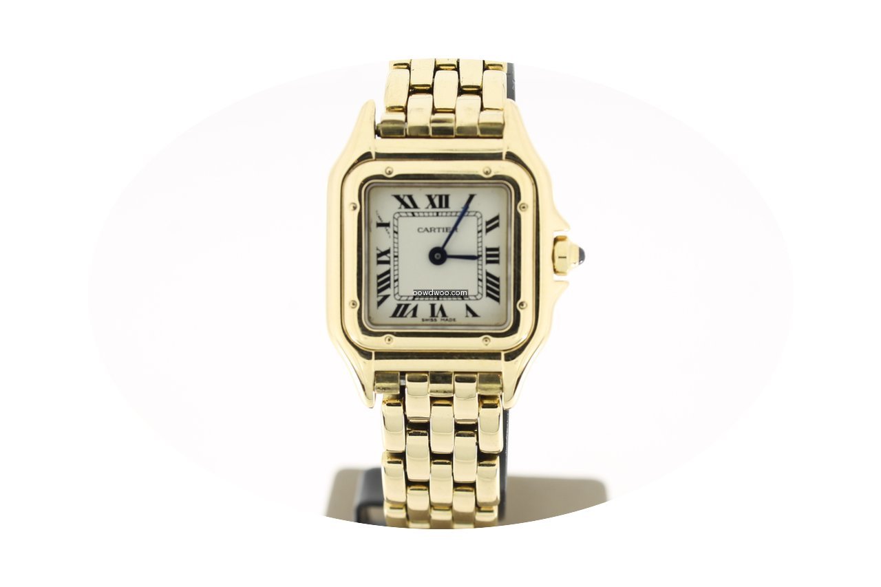 Cartier Panthere 22mm 18KYellowGold whit...