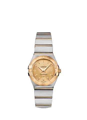 Omega Constellation Quartz Champagne Dia...