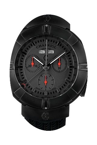 Charriol Celtica Black Dial Chronograph ...