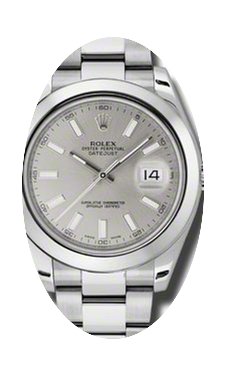 Rolex Datejust II 41MM Silver Stick Dial...