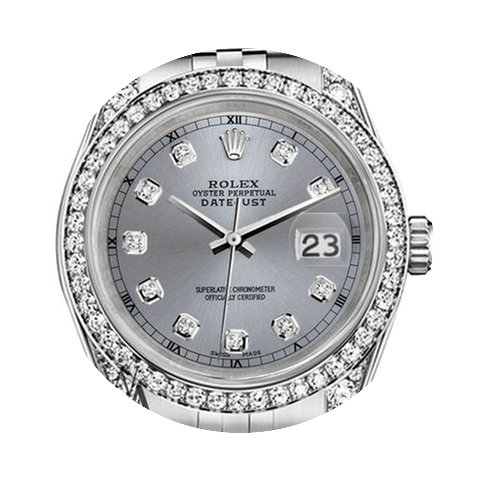 Rolex Datejust 36mm Stainless Steel Grey...