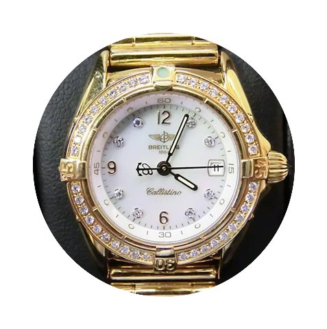 Breitling Callistino Damenuhr Brillantl...