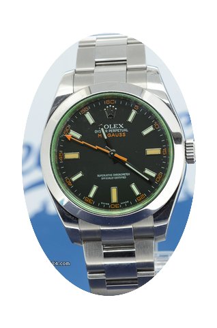 Rolex Milgauss Green Crystal 116400GV...