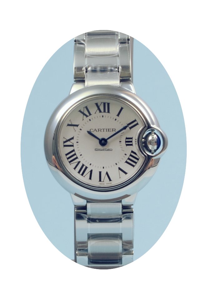 Cartier Ballon Bleu 28 mm Stahl -NEU-...