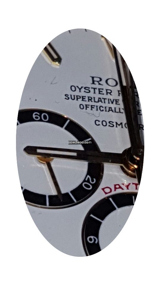 Rolex REAL DAYTONA R9 PORCELAIN DIAL FLO...