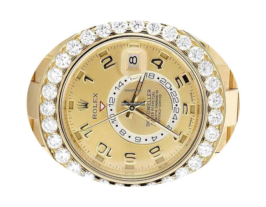 Rolex Mens New 18K Yellow Gold 326938 Ro...