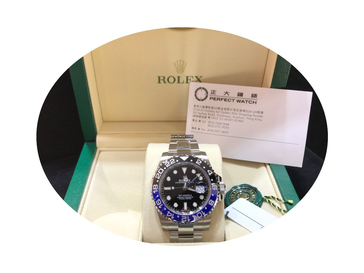 Rolex 116710BLNR GMT Master II 40mm Blac...