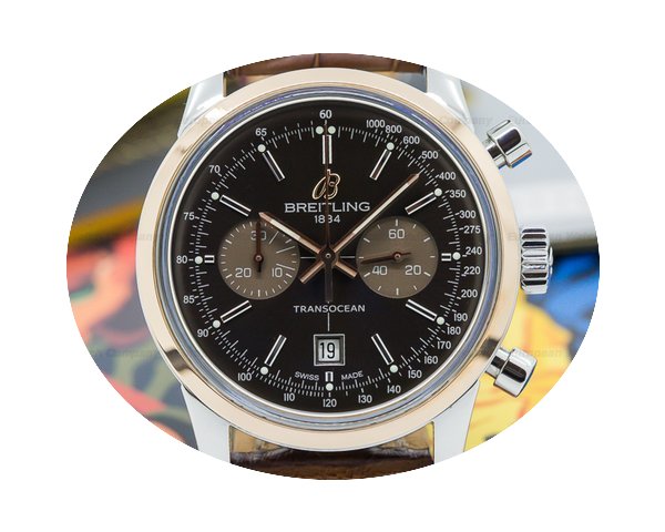 Breitling Transocean Chronograph 18K Ros...