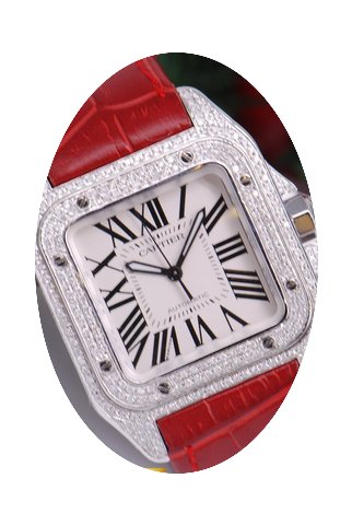 Cartier Santos 100 Midsize Half-gold Ful...