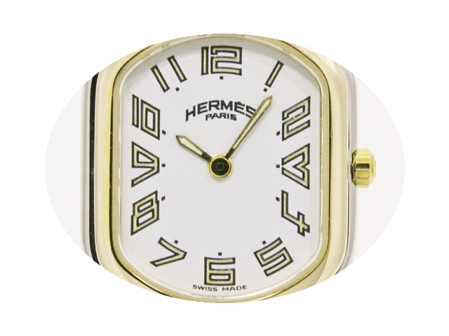 Hermès Rally Gold Plated Stainless Stee...