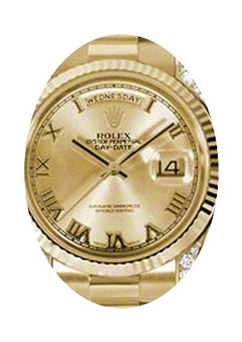 Rolex Day-Date 36 118338-GLDRFP Champagn...