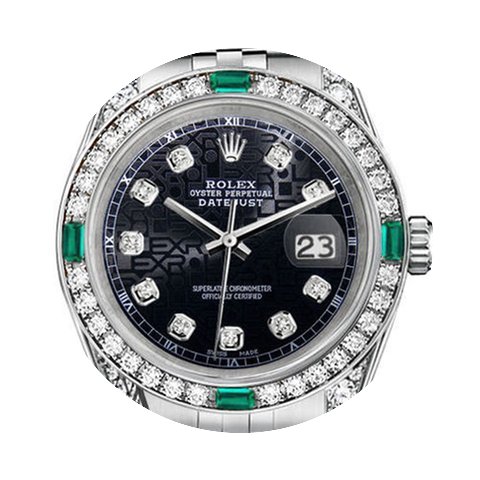 Rolex Datejust 36mm Steel Jubilee Black ...