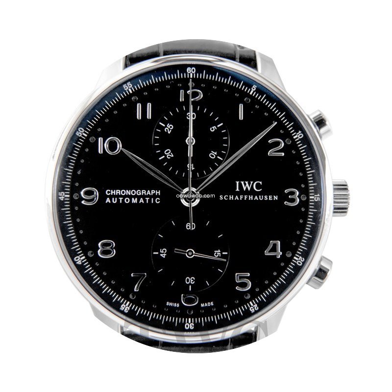 IWC Portugieser Chronograph Black/Black ...