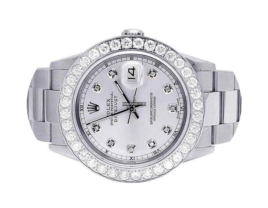 Rolex Mens Rolex Datejust Quickset 16014...