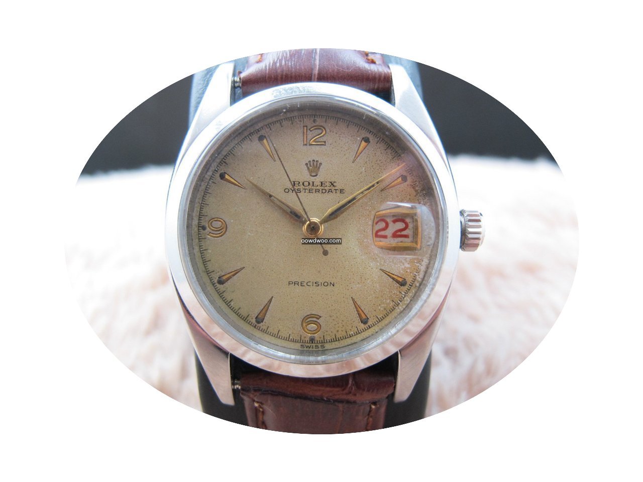 Rolex OYSTER DATE 6494 Creamy Explorer D...