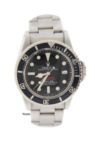 Rolex Sea Dweller Double Red Stainless S...