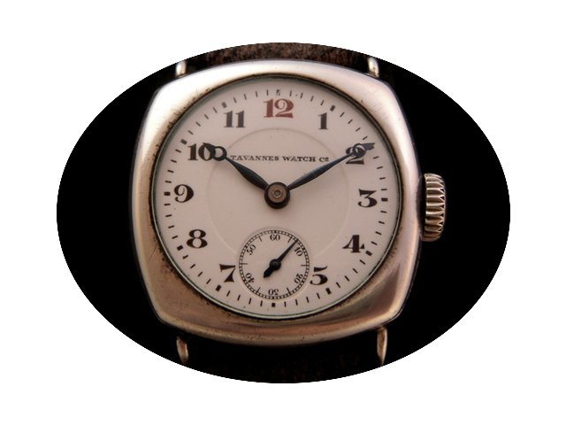 Tavannes Vintage Silver Men's 10's...