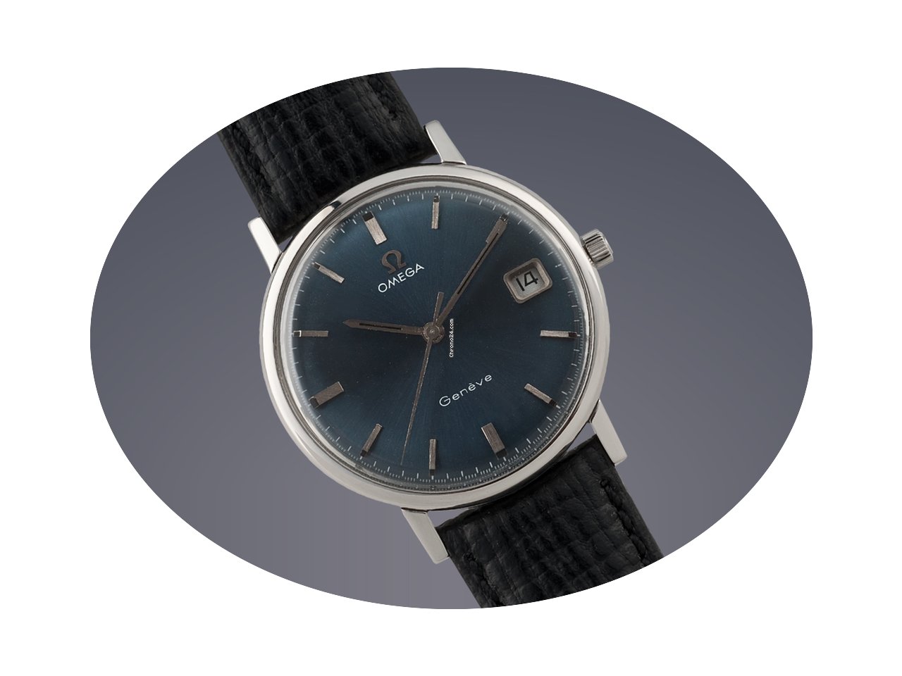 Omega Geneve stainless steel manual watc...