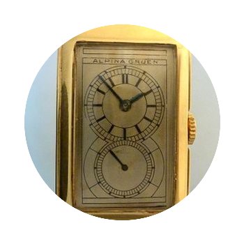 Alpina GRUEN GILDE vintage doctor's watc...