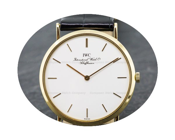 IWC Portofino Manual Wind 18K Yellow Gol...