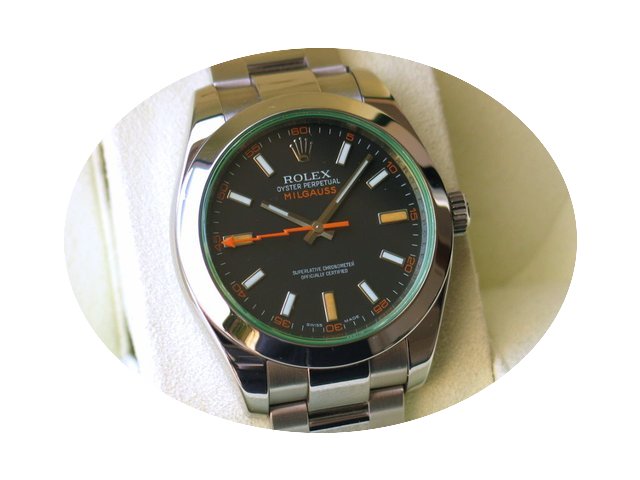 Rolex Milgauss Green Glass 116400GV...