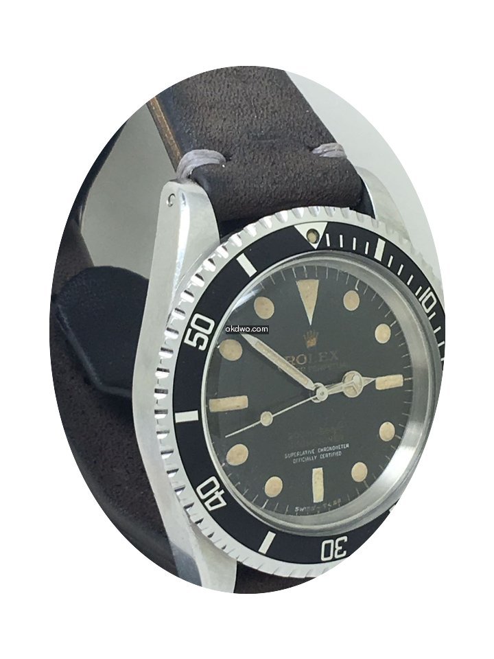 Rolex Submariner 5512 4 Lines Gilt and S...