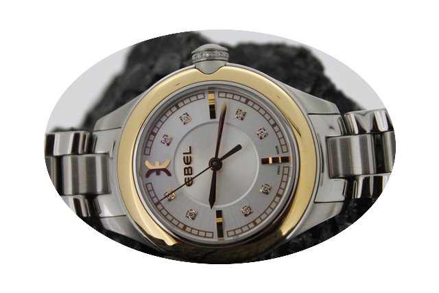 Ebel Onde Stahl/Gold Diamant...