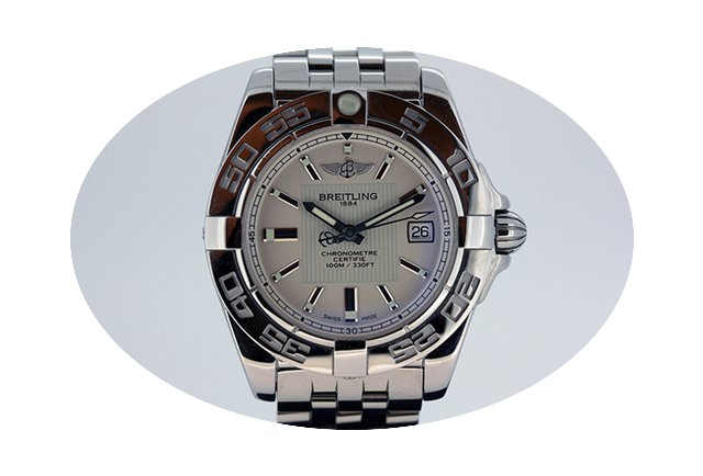 Breitling Galactic 32mm steel quartz wat...