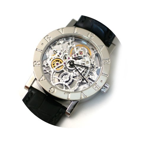 Bulgari Skeleton Dial 18KW Gold BB33GL...
