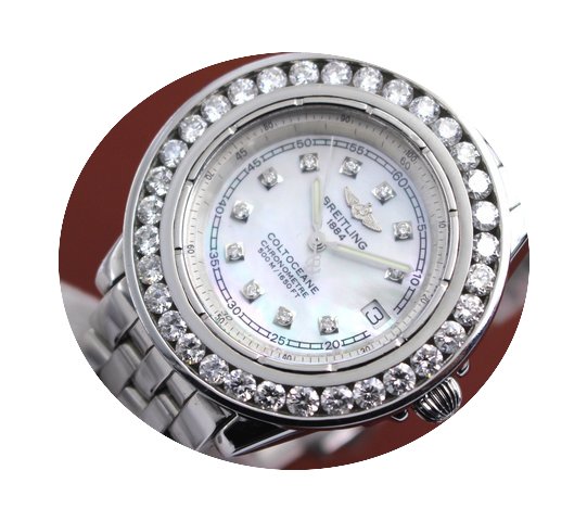 Breitling Colt Ocean Diamond Bezel...