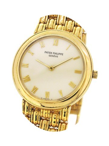 Patek Philippe 18K Gold, Rare Ceramic Di...