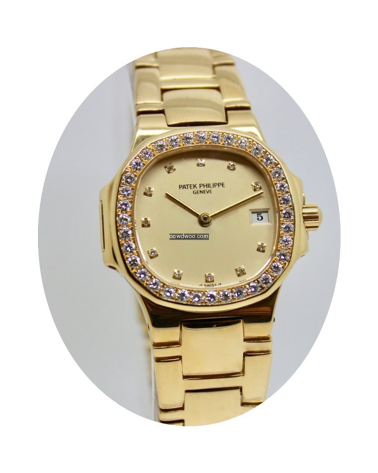 Patek Philippe Nautilus Lady Gold Diamon...