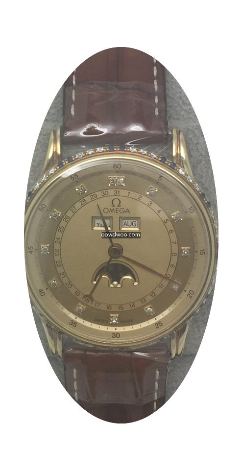 Omega Classic Triple Date Moon Phase YG ...