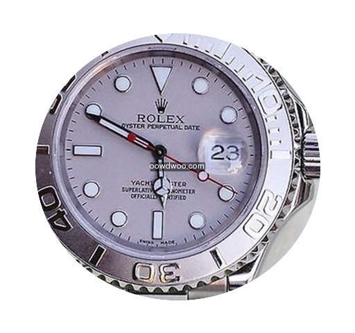 Rolex Mens Yachtmaster Watch Platinum St...