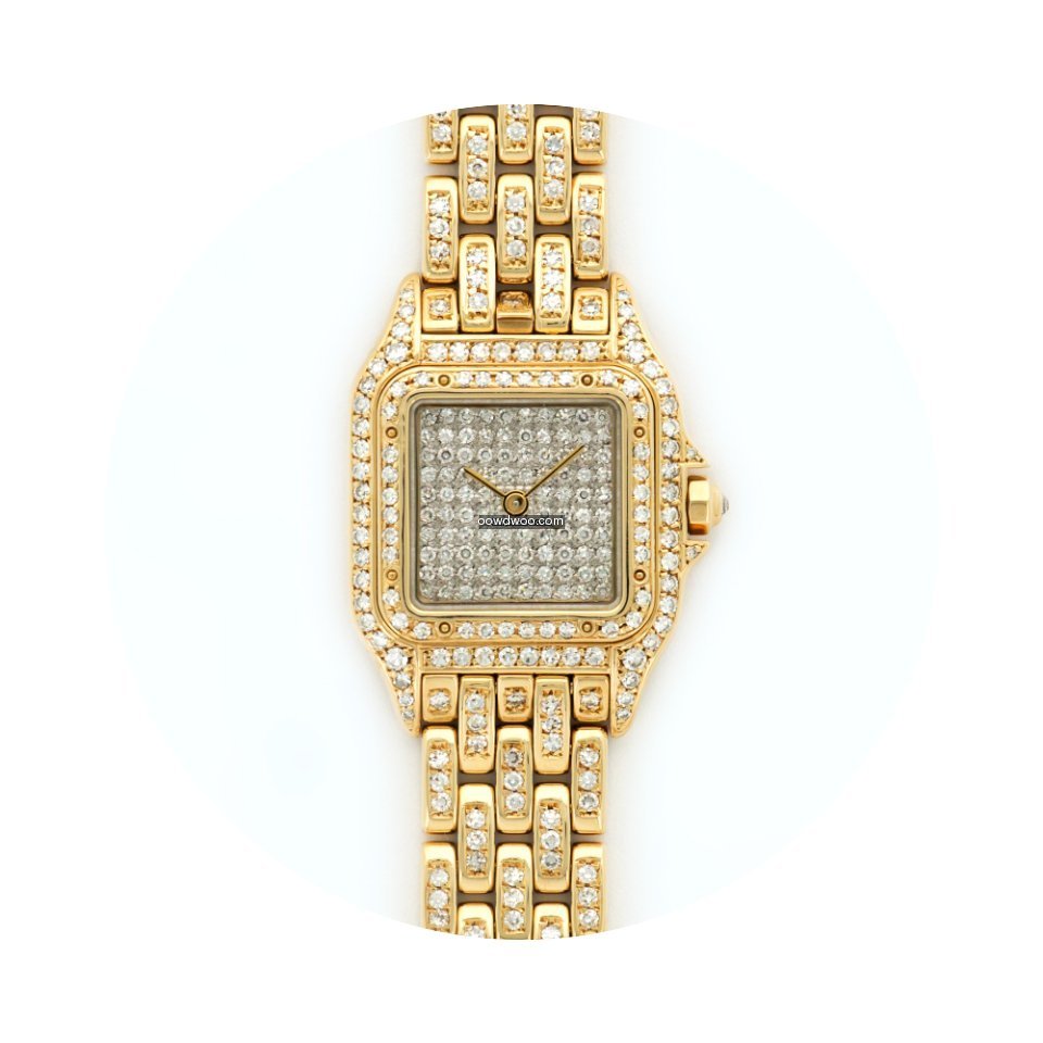 Cartier Yellow Gold Panthere Full Diamon...