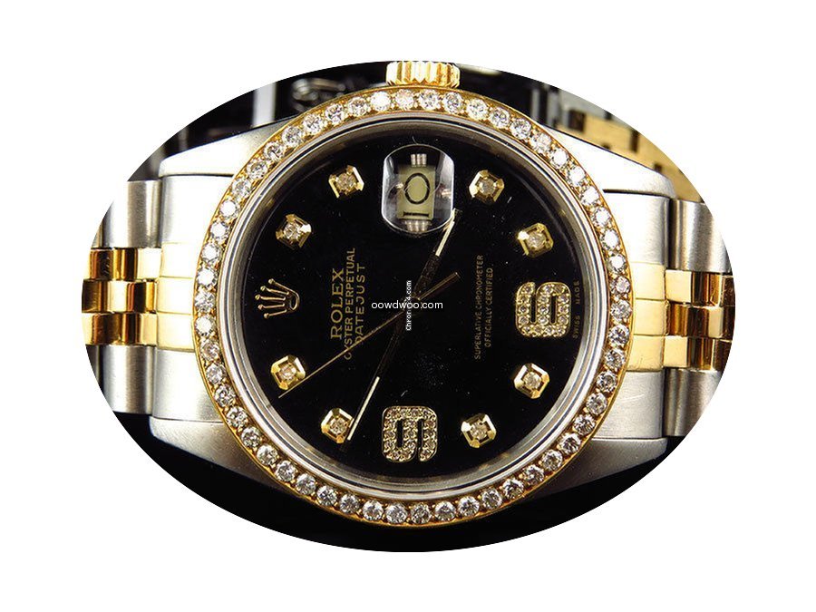 Rolex Datejust 2 Tone 36MM 18k Stainless...