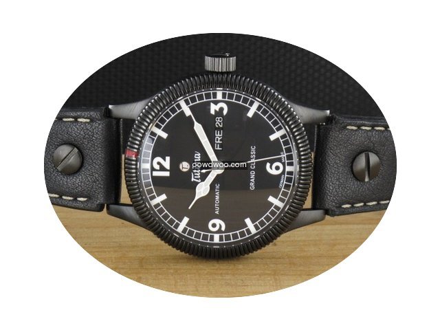 Tutima Grand Classic Black PVD 628-11 fr...