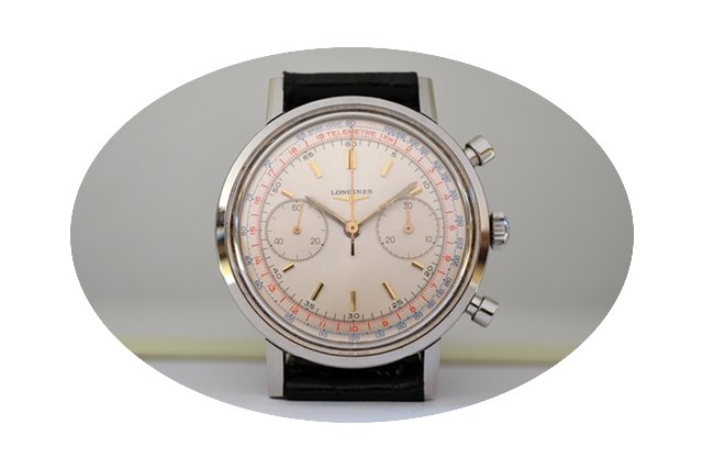 Longines Cronografo 30 CH acciaio...