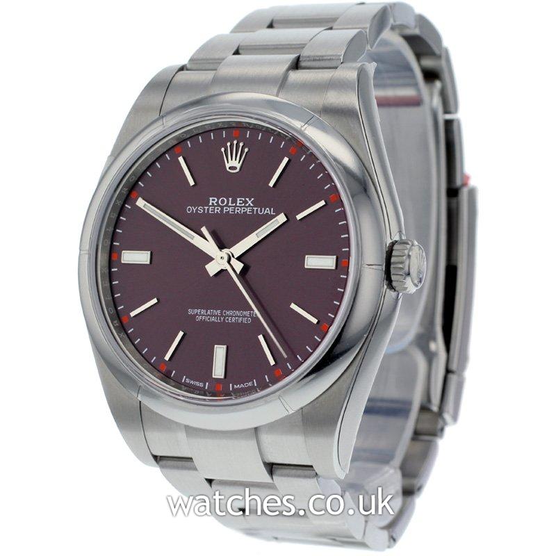 Rolex Oyster Perpetual (Red Grape Dial) ...