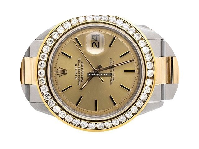 Rolex Datejust 2 Tone 18k Gold 36MM Stai...