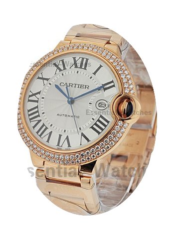 Cartier Ballon Bleu w/ Diamond Case Larg...