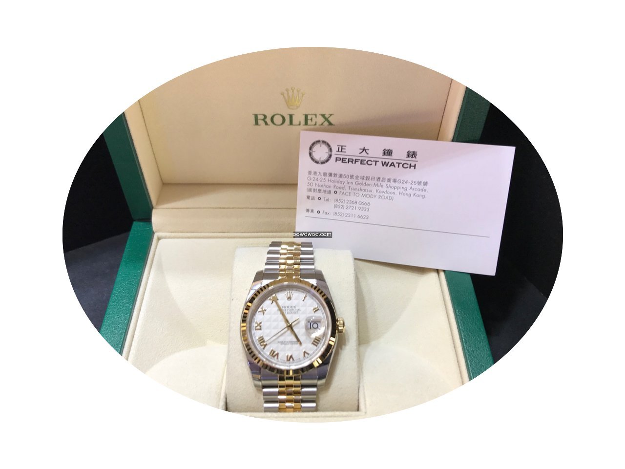 Rolex 116233IVORYRNPYR Datejust 36mm...