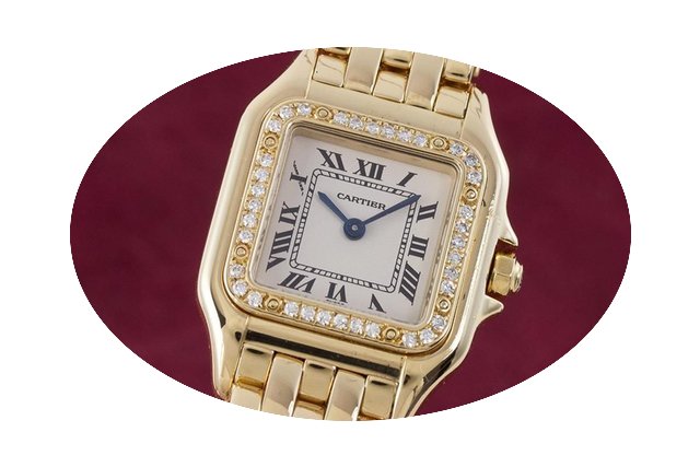 Cartier Lady 18k Gold 0,750 Panthere Dia...