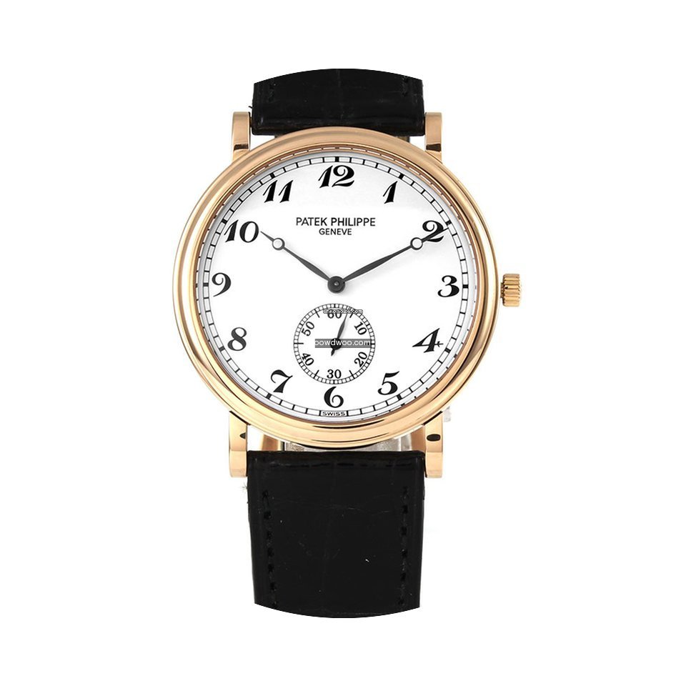 Patek Philippe Calatrava 18k Rose Gold 5...