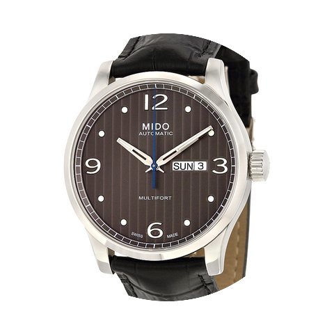 Mido Men's Multifort Black Dial Automati...