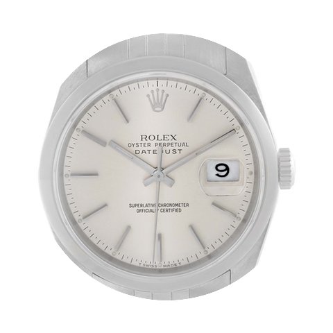Rolex Datejust Stainless Steel Silver Di...