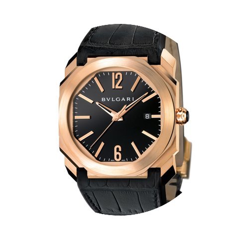 Bulgari Octo Mens 18K Pink Gold Automati...