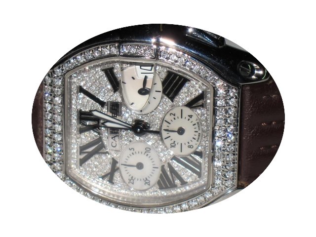 Cartier Roadster XL Chronograph Diamonds...